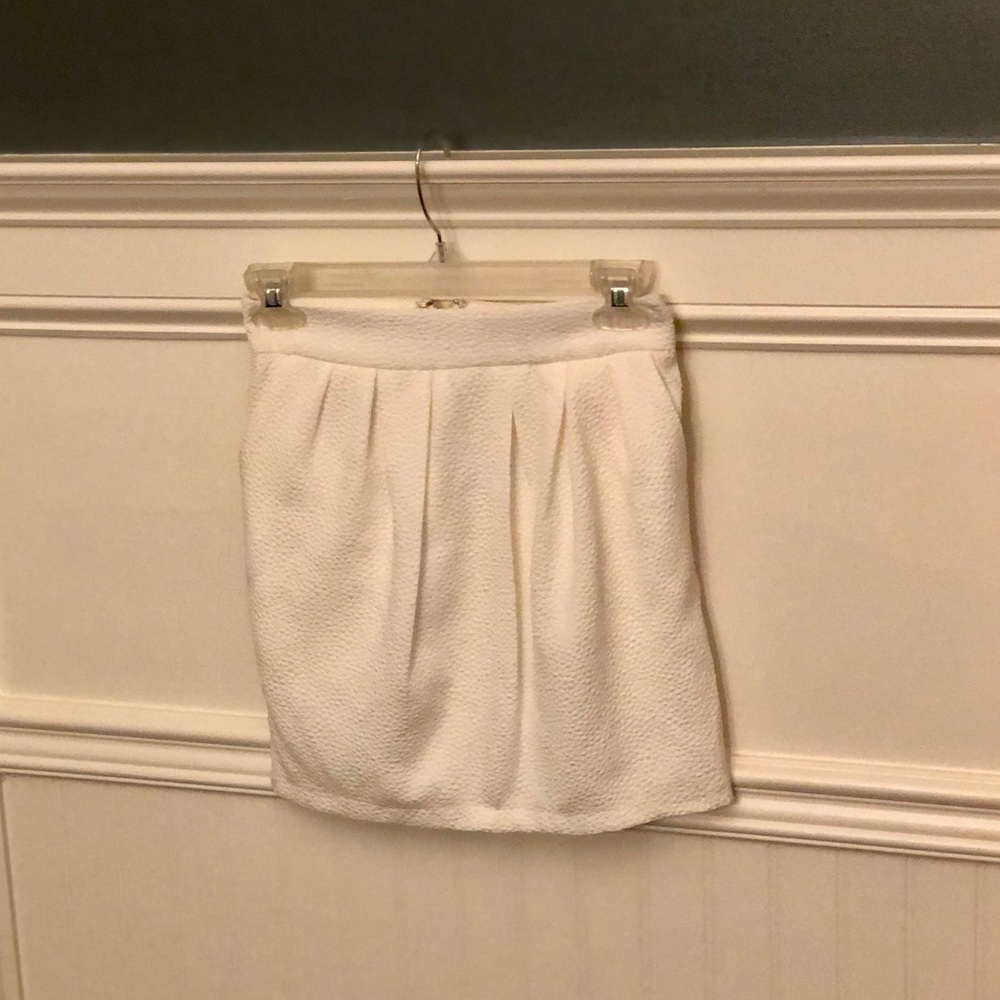 White skirt